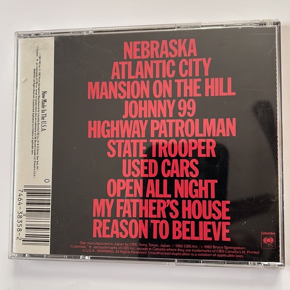 Nebraska by Bruce Springsteen - Picture 3 of 5